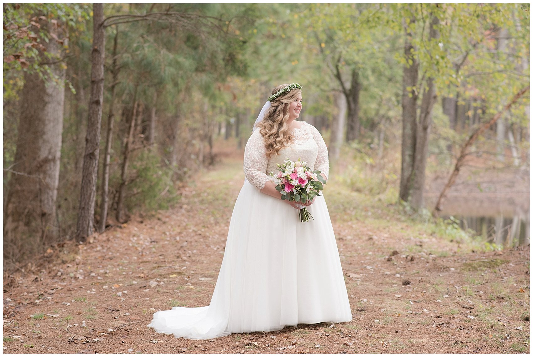 Navy Blue and Pink October Backyard North Carolina Wedding Virginia Wedding Photographers_7003
